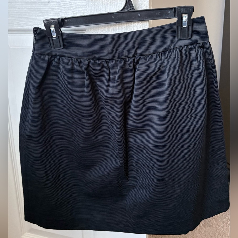 Beth Bowley Black Textured Pencil Skirt